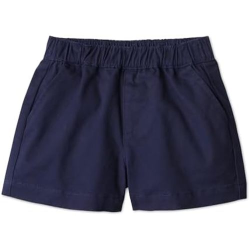 Amazon Essentials x Sofia Grainge Unisex Babies, Toddlers and Kids' Pull-on Cotton Twill Shorts
