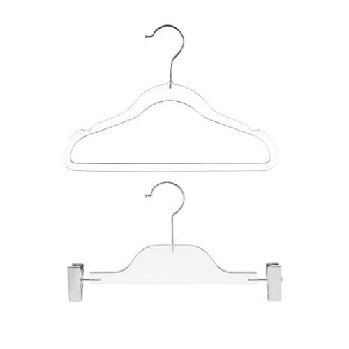 Kid's Clear Slim Hangers | The Container Store