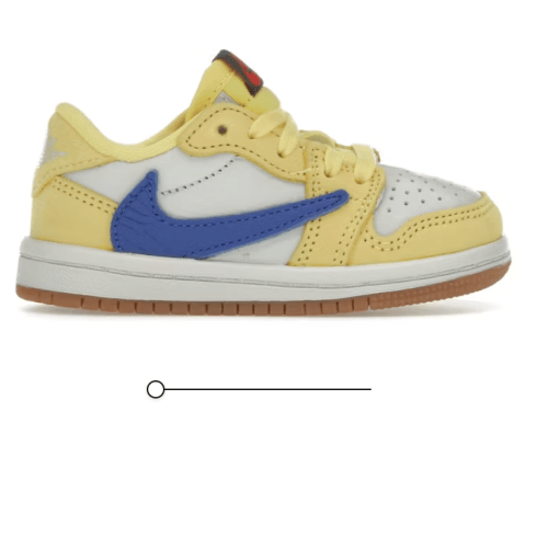 Jordan 1 Retro Low OG SP Travis Scott Canary (TD) - DZ5908-700 - US
