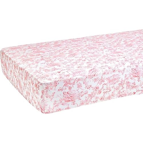Posh Peanut Fitted Crib Sheet, Soft Bamboo Viscose, 52 x 28 in