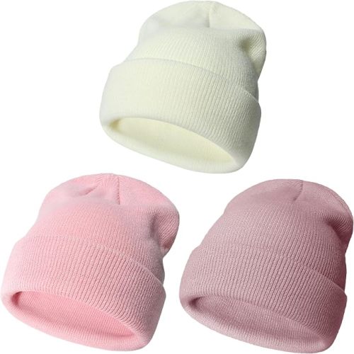 YMYDYFC Baby Beanie 3Pack Toddler Beanie Baby Winter Hats Boy&Girl 0-6Years