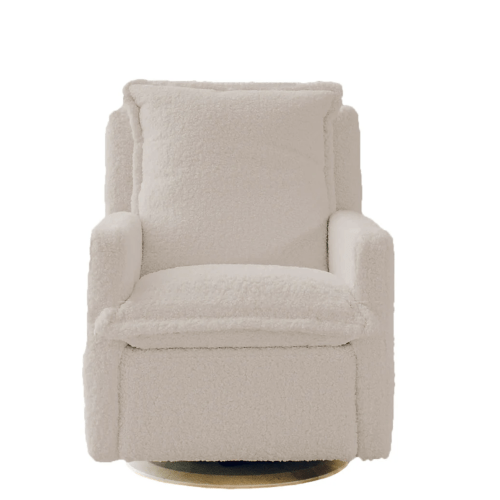 Flynn Recliner Swivel Glider - Sheepskin Linen