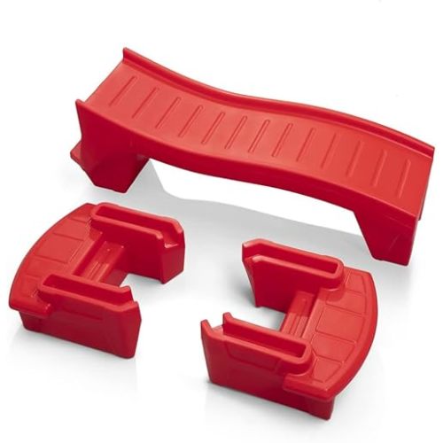 Step2 Farther & Faster Coaster Track Expansion Pack, Extra 3 Feet, Kids Ride On Toy Roller Coaster Track, Push Car, Indoor/Outdoor Playset, Made of Durable Plastic, For Toddlers 2-5 Years Old