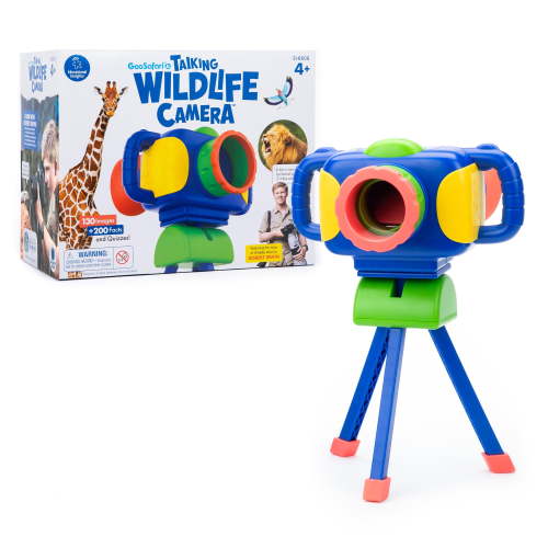 Educational Insights GeoSafari Jr. Talking Wildlife Camera, Science Toy, Kids Ages 4+