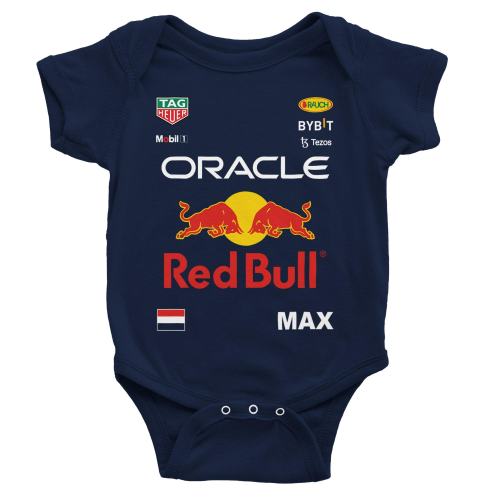 Red Bull Racing Baby Bodysuit, Formula 1, Max Verstappen Inspired