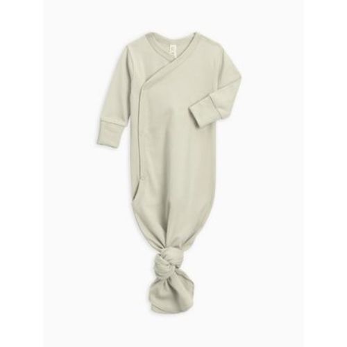 Colored Organics Indy Wrap Front Gown Mint 0-3M