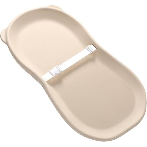 Waterproof Baby Diaper Changing Pad EVA Foam Wipeable Teddy Bear, Non-Slip Base Changer Pads Portable with Adjustable Safety Belt, Easy to Clean Change Mat Fits All Changing Station Table Dresser Bed