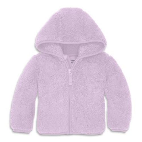 Primary Baby Teddy Fleece Jacket in Hydrangea Size 3-6 Months
