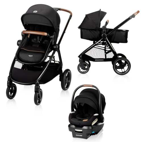 Système de Voyage Zelia Luxe 5 en 1 - Noir basalte