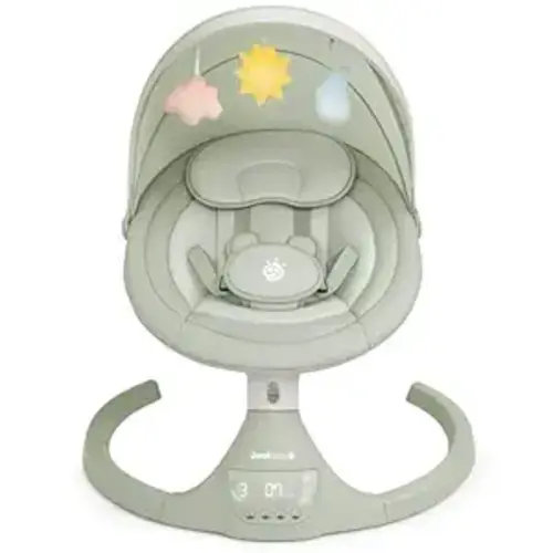 Jool Baby Nova Swing for Newborns - Electric Motorized Infant Swing, Bluetooth Music, 10 Preset Melodies, Remote (Updated Model, Sage)