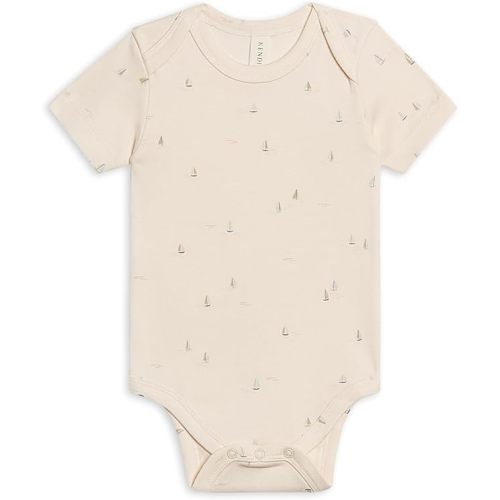Colored Organics Unisex Organic Cotton Bodysuit - Short Sleeve Infant One Piece - 6-12mo