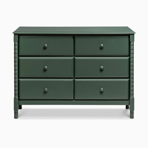 daVinci Jenny Lind Spindle 6-Drawer Dresser - Forest Green