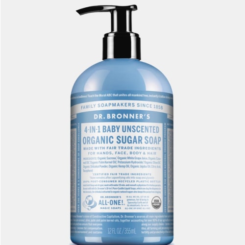 Pure Liquid Castile Soap - Baby Unscented 473ml