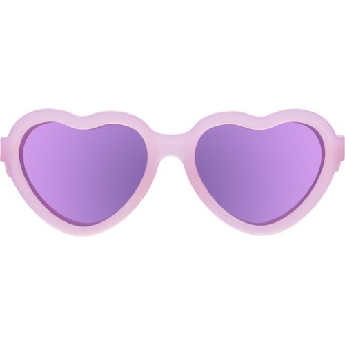 Babiators Kids' Polarized Heart Shaped Sunglasses, 0-2 Y, Frosted Pink