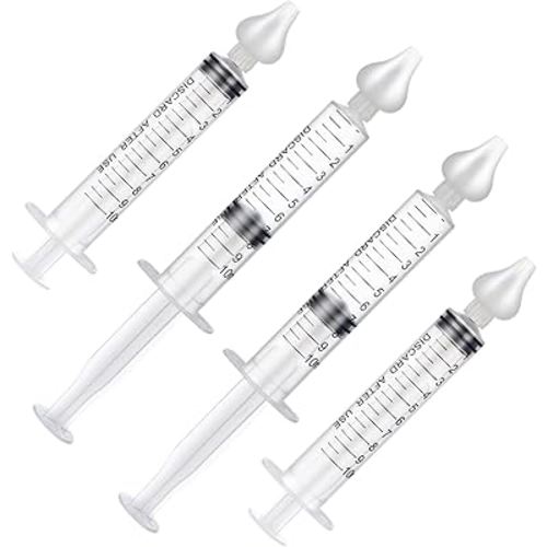 Infant Nasal Irrigator, 2 Box Portable Syringe Nasal Irrigator Nose Wash Cleaner Sinuses Rinsing System Device