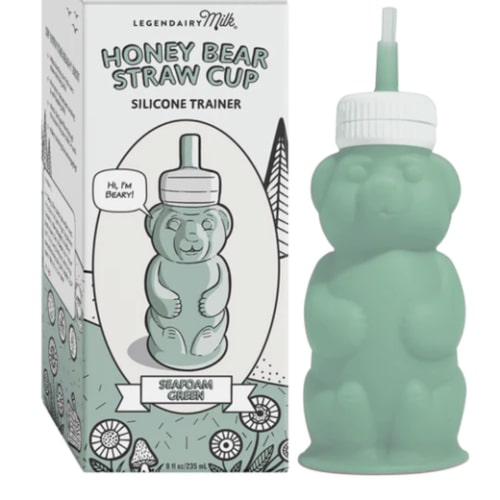 Honey Bear Straw Cup | Silicone Training Cup | Legendairy Milk