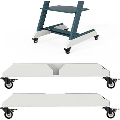 Wheels Compatible with Stokke Tripp Trapp High Chair Without Drilling