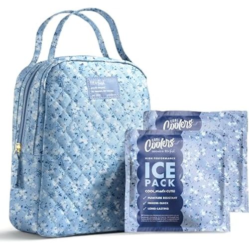 Fit & Fresh Insulated Bottle & Beyond Bag - Baby Bottle Cooler w/Ice Packs