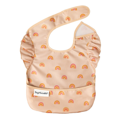 Tiny Twinkle - Mess Proof Easy Bib Ruffle - Rainbow 6-24M - Walmart.ca
