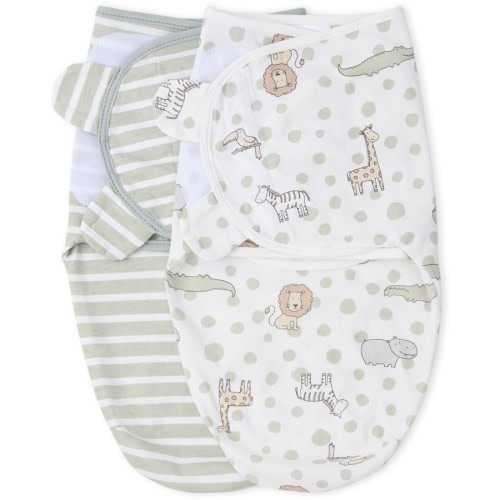 Little Haven Swaddle 2 Pack - Safari
