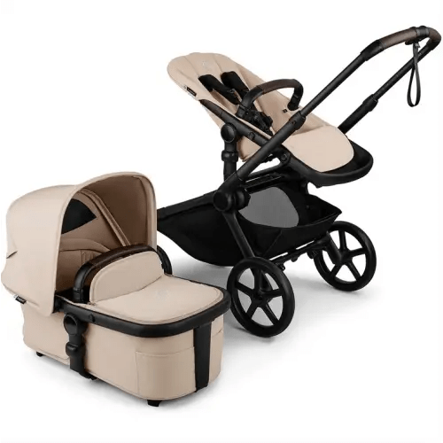 Bugaboo Kangaroo Complete Single-to-Double Stroller - Black / Desert Taupe / Desert Taupe