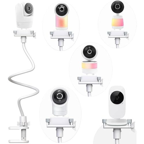 Derebir Baby Camera Monitor Mount Stand Holder Compatible with VTech VM924/ 901/928HD /5263/5755 /5764HD /7764HD/5766/5263/BM5254/ RM5755/ Leapfrog LF920HD/RM7768HD/LF815HD/LF1726FHD /LF2413 Camera