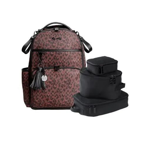 Wildly Organized Boss Plus Diaper Bag Bundle - Leopard