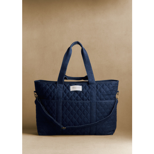 Weekender Tote bag - Quilted Denim