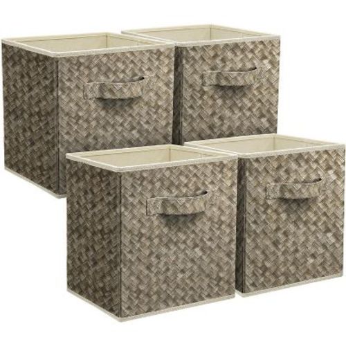 Sorbus Collapsible Fabric Storage Bin Set with Handles