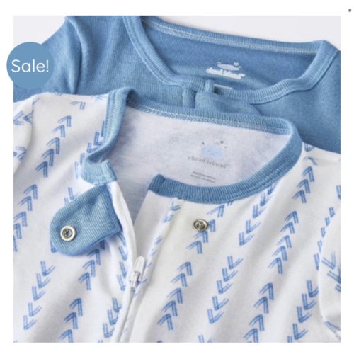 Baby Boys' 2pk So Very Soft Modal Blend Sleep N' Play - Cloud Island™
