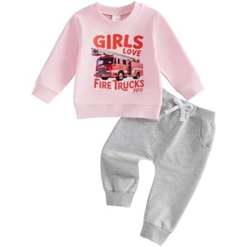 Kupretty Baby Girl Clothes Mama's Mini Sweatshirt Pants Set
