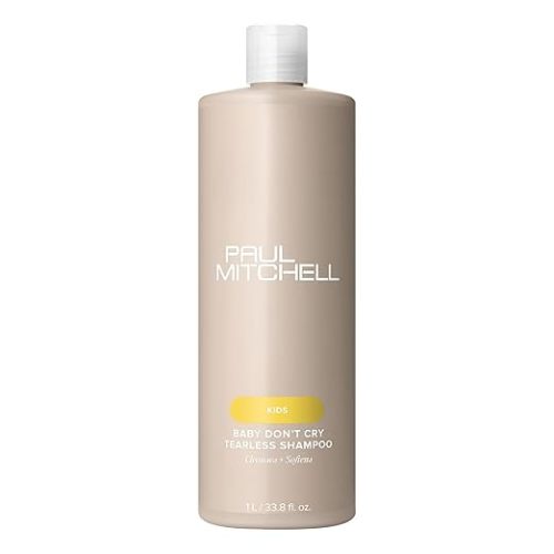 Paul Mitchell Baby Don’t Cry Tear-Free Shampoo, Cleanses + Softens Hair, For Children of All Ages