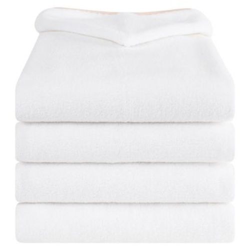 American Soft Linen Turkish Baby Toddler Hooded Bath Towel Set, 100% Cotton Soft Fluffy Baby Toddler Hooded After Shower Towels