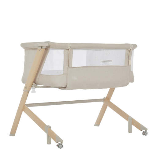Evolur Stellar Bassinet & Bedside Sleeper in Beige