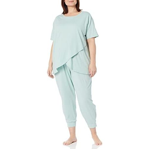 Amazon Essentials Women's Cotton Maternity and Nursing Sleepwear Pajama Set