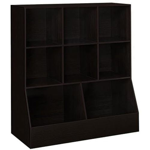 DINZI LVJ Toy Storage Organizer, Kids Cubby Cabinet with Bookshelf, 8-Cube