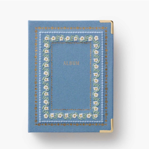 Embroidered Small Photo Album - Delphine