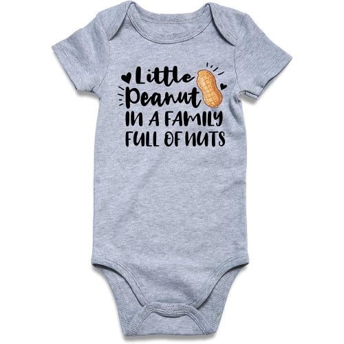 Loveternal Neutral Baby Girls Boys Cotton Romper Cute Saying Newborn Clothes 0-12 Months
