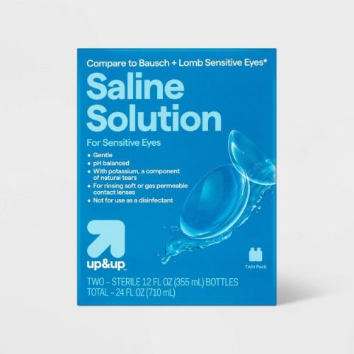 Saline Solution for Sensitive Eyes - 24 fl oz - up&up™