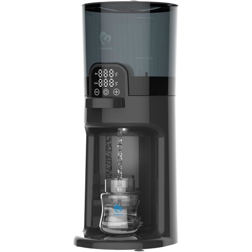 Bellababy Instant Baby Bottle Warmer,Warm Water Dispenser for Making Formula Bottle Instantly,Detachable Container Easy Cleaning,24/7 Keep Warm, Adjustable Temperature(Dark,110V Only)