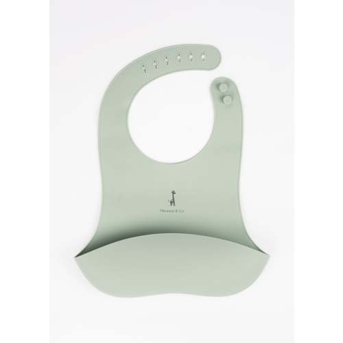 Bavoir ajustable en silicone