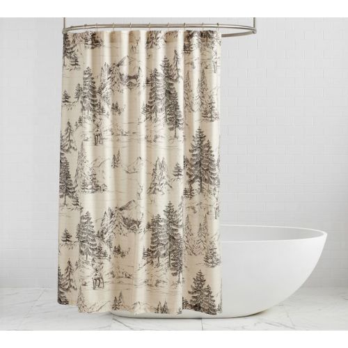 Rustic Forest Shower Curtain