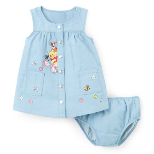 Winnie the Pooh and Pals Denim Dress Set for Baby | Disney Store