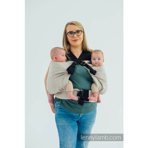 LennyTwin Carrier, Standard Size, broken-twill weave 100% cotton - PEANUT BUTTER