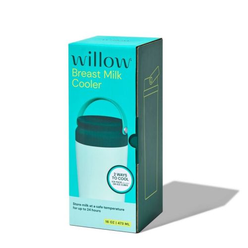 WILLOW Portable Breast Milk Coolers - Green - 16oz/5pc