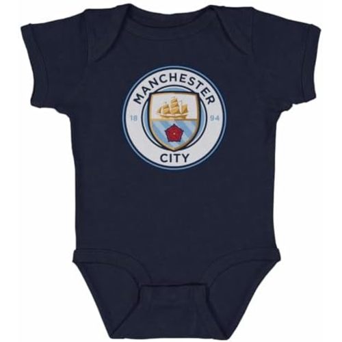 500 Level Manchester City Primary Logo One-Piece Infant Bodysuit