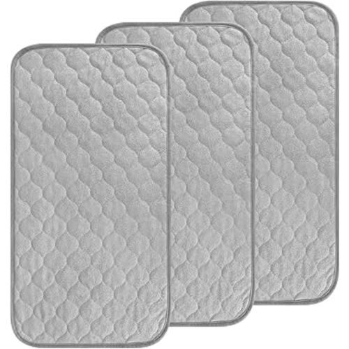 Accmor 3 Pack Waterproof Changing Pad Liners, Reusable Portable Diaper Changing Pad Covers