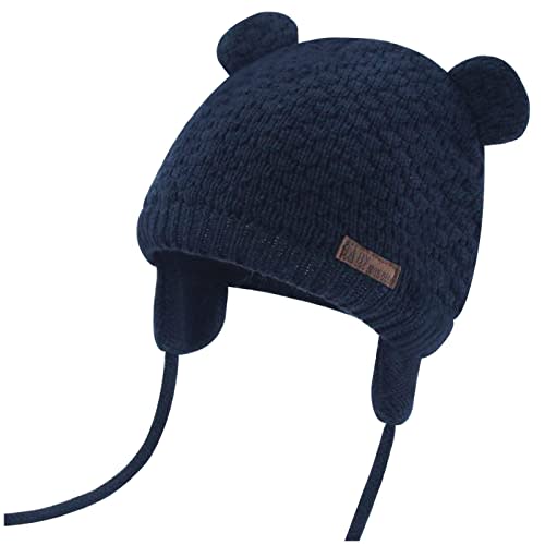 Duoyeree Kids Baby Hat Soft Warm Cable Knit Beanie Toddler Girl Fall Winter Hats