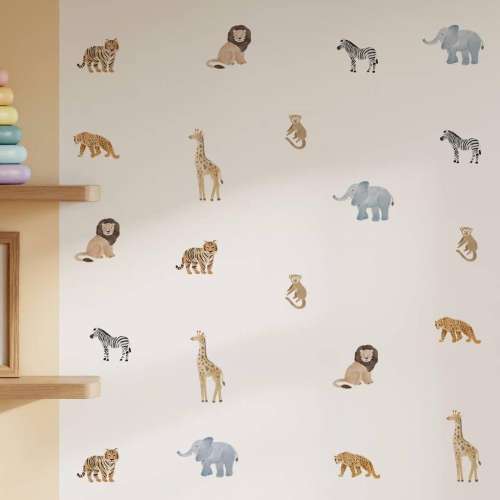 Mini Safari Nursery Wall Stickers