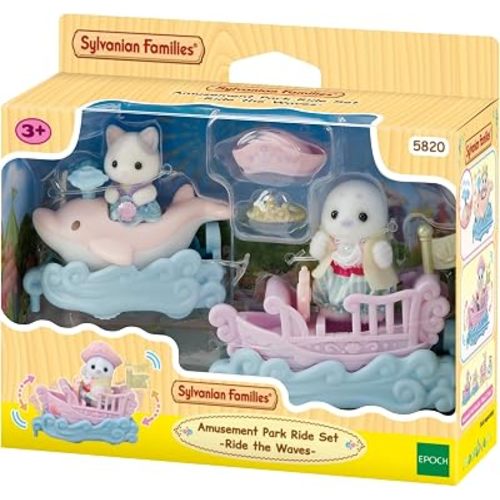 Sylvanian Families - 5820 Amusement Park Boat & Trolley